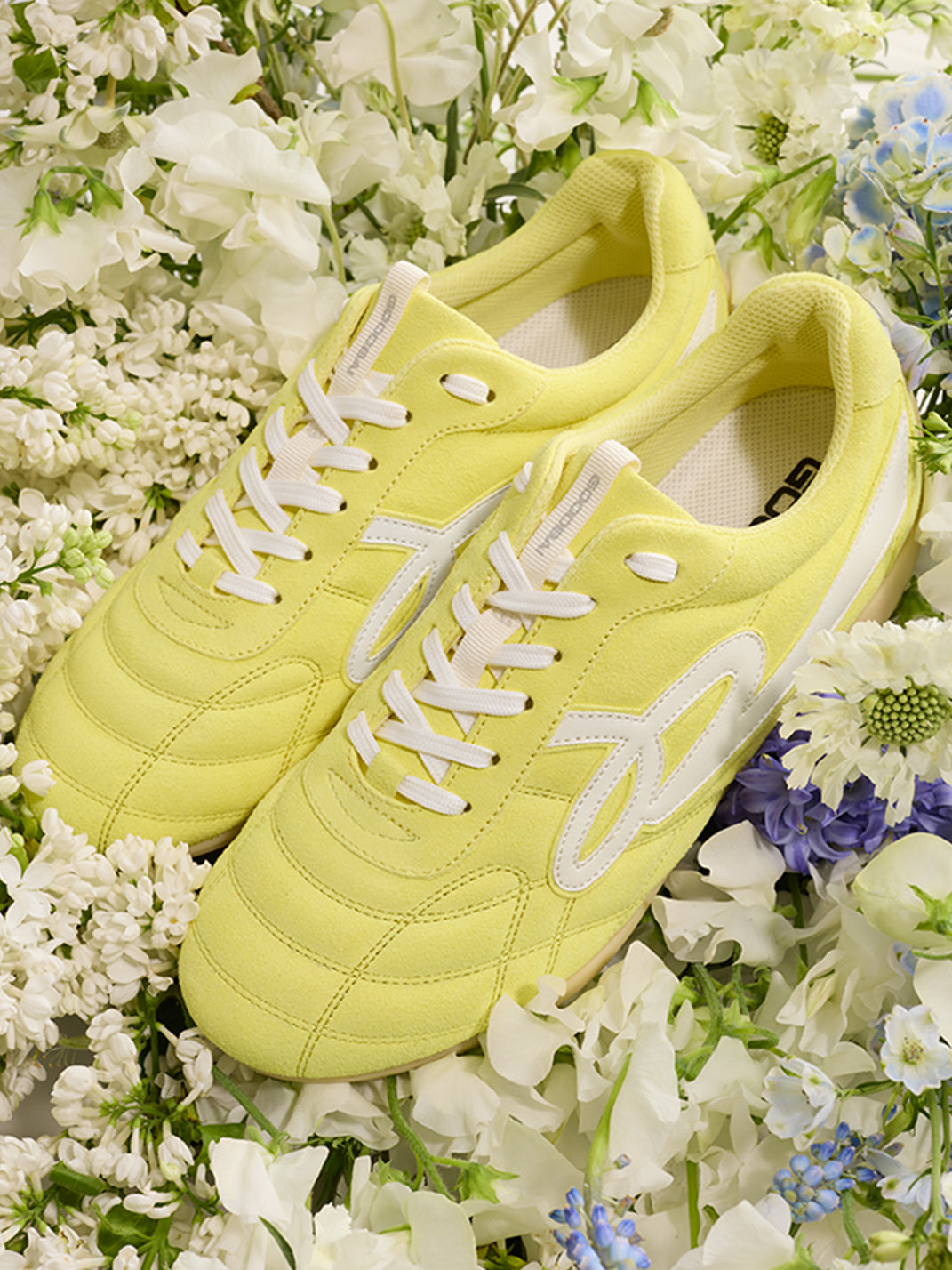 GOODBAI | Retro Velvet Soccer Football Flat Trainer-Yellow - PSYLOS 1, GOODBAI | Retro Velvet Soccer Football Flat Trainer-Yellow, Retro Trainers, GOODBAI, PSYLOS 1