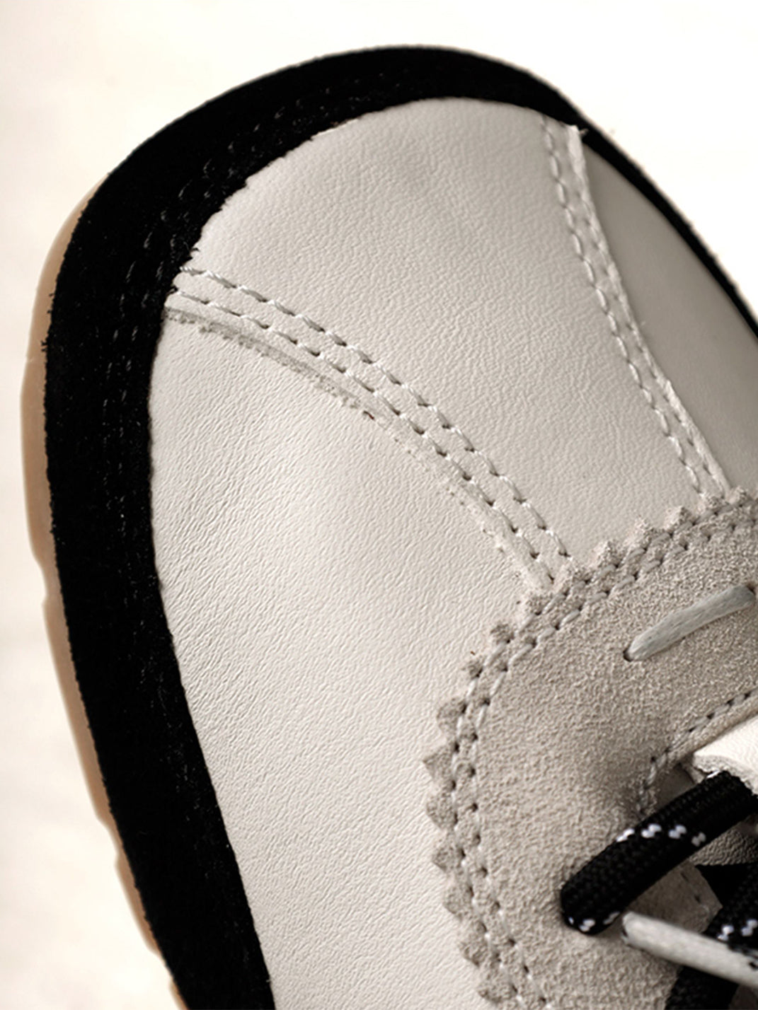 FAN ROMANCE│Ballet Style Retro Leather White Sneakers - PSYLOS 1, FAN ROMANCE│Ballet Style Retro Leather White Sneakers, Retro Trainers, FAN ROMANCE, PSYLOS 1