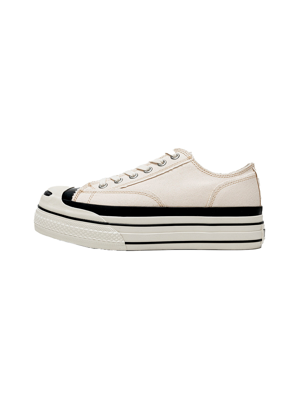 T/C MADE│016b Classic Jack Purcell Style Smiley-Toe Canvas Sneakers-White - PSYLOS 1, T/C MADE│016b Classic Jack Purcell Style Smiley-Toe Canvas Sneakers-White, Canvas Sneakers, T/C MADE, PSYLOS 1