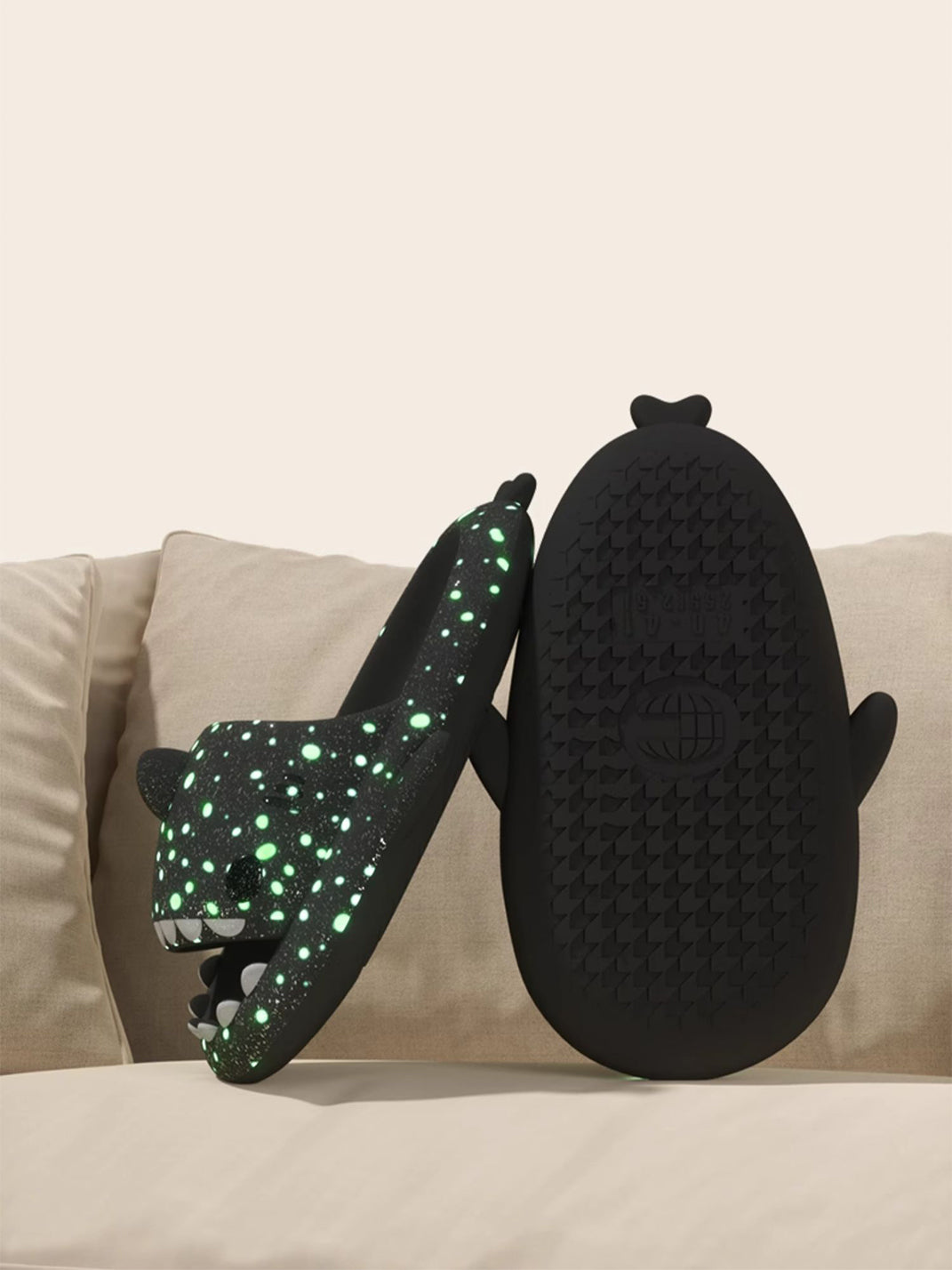 Chedoir | Glow-In-Dark Shark Anti-Slip Slides - PSYLOS 1, Chedoir | Glow-In-Dark Shark Anti-Slip Slides, Slippers, Chedoir, PSYLOS 1
