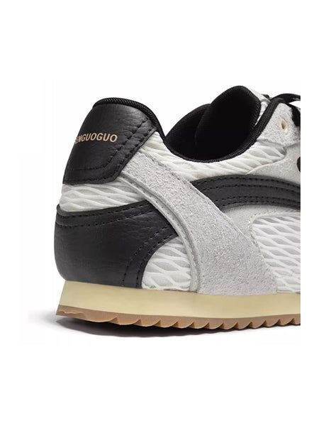 SENGUOGUO | The "Forrest Gump" Mesh Layered Laces Sneaker-White - PSYLOS 1, SENGUOGUO | The "Forrest Gump" Mesh Layered Laces Sneaker-White, Unisex Shoes, SENGUOGUO, PSYLOS 1