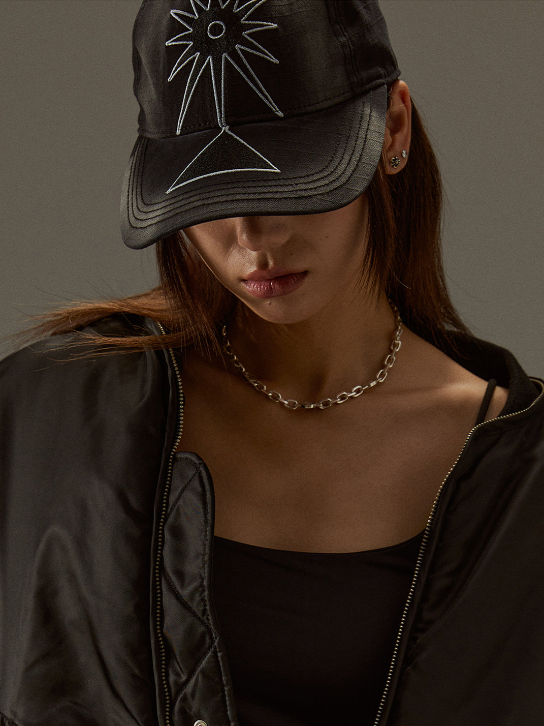 FLEAMARKET | Totem Heavy Washed Curve Brim Cap-Black - PSYLOS 1, FLEAMARKET | Totem Heavy Washed Curve Brim Cap-Black, Hats, FLEAMARKET, PSYLOS 1