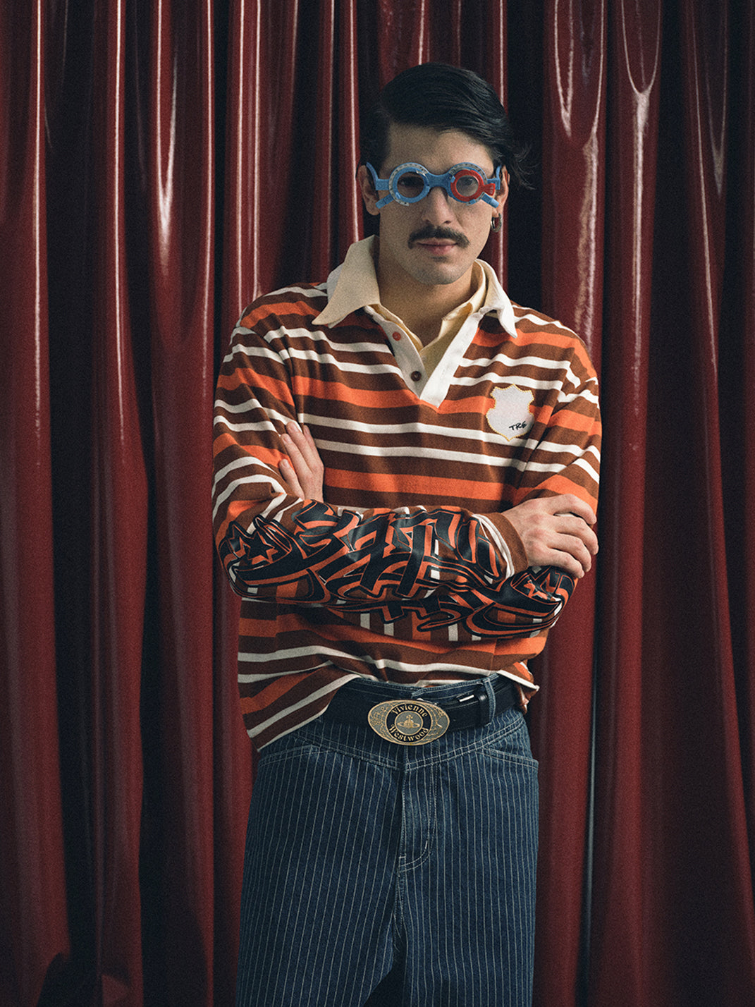 TREclub | Color Block Stripe Long Sleeve - PSYLOS 1, TREclub | Color Block Stripe Long Sleeve, Men's Wear, TREclub, PSYLOS 1