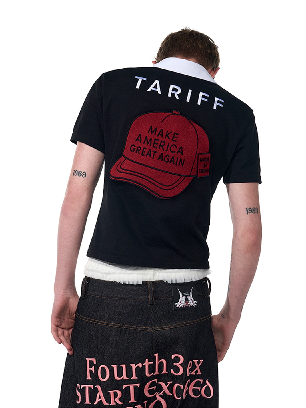 Fourth3ex | Embroidery Graphic Polo Shirt - PSYLOS 1, Fourth3ex | Embroidery Graphic Polo Shirt, Polo Shirt, Fourth3ex, PSYLOS 1