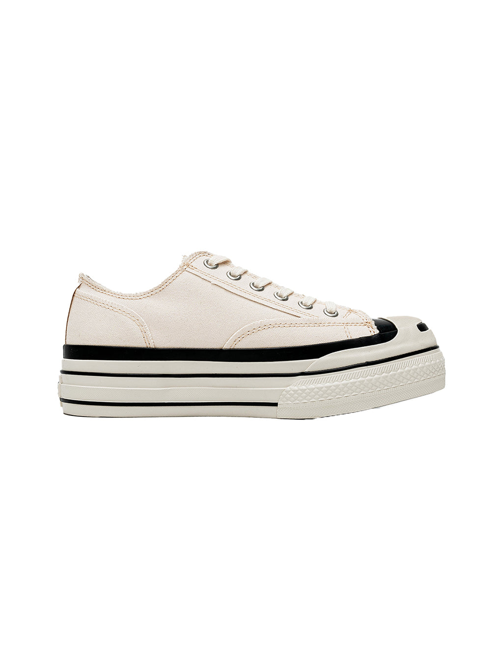 T/C MADE│016b Classic Jack Purcell Style Smiley-Toe Canvas Sneakers-White - PSYLOS 1, T/C MADE│016b Classic Jack Purcell Style Smiley-Toe Canvas Sneakers-White, Canvas Sneakers, T/C MADE, PSYLOS 1