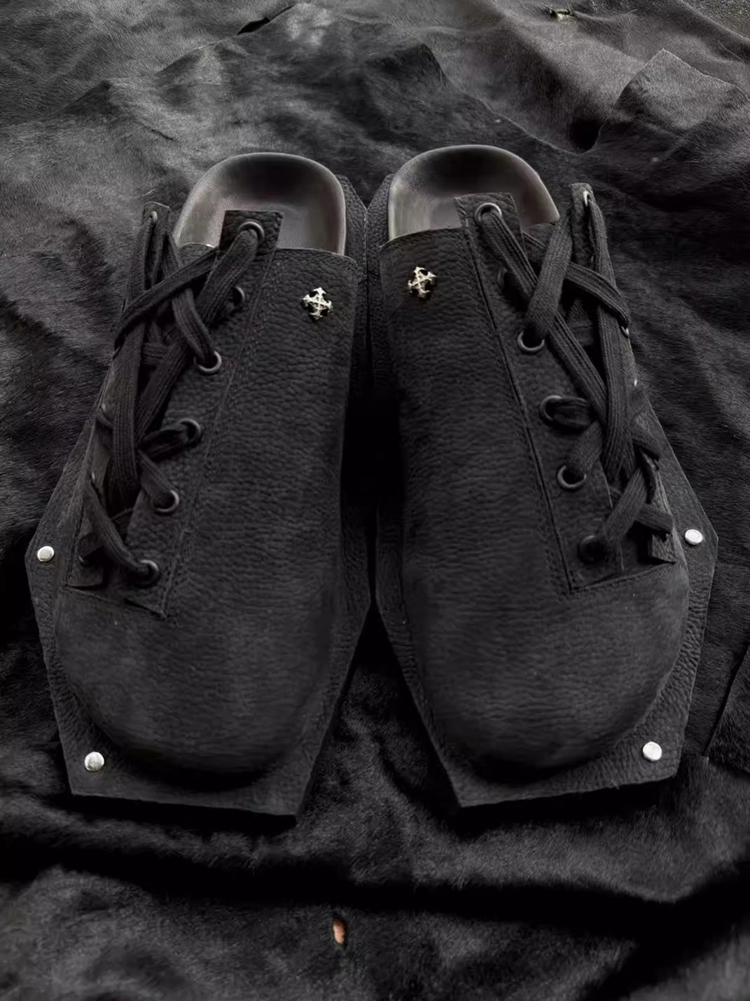 Disark│Distressed Leather Coffin Sole Birkenstock-Style Sandals - PSYLOS 1, Disark│Distressed Leather Coffin Sole Birkenstock-Style Sandals, Sandals, Disark, PSYLOS 1