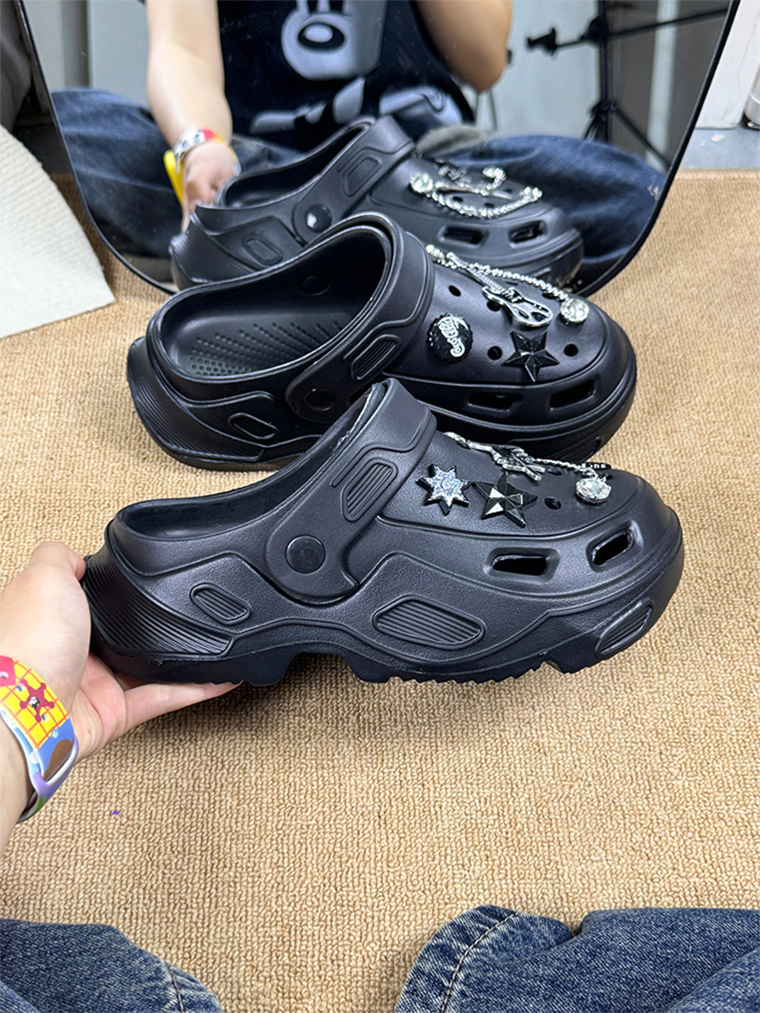 UNFAIR | Rock Style Chunky EVA Beach Clogs - PSYLOS 1, UNFAIR | Rock Style Chunky EVA Beach Clogs, Sandals, UNFAIR, PSYLOS 1