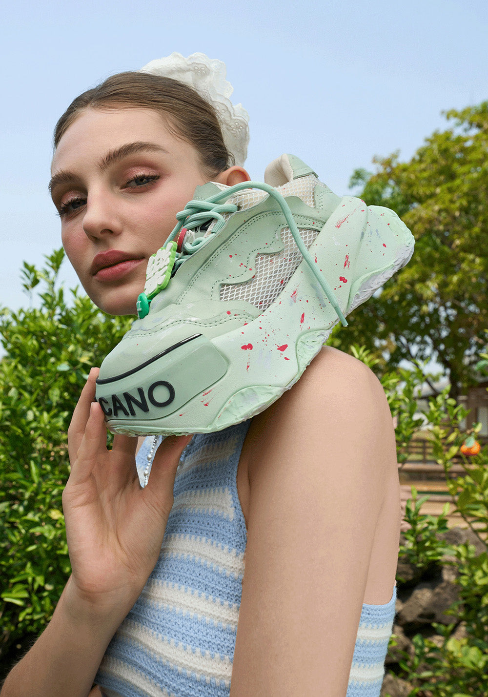 XMZY | Chunky Dad Sneakers-Green - PSYLOS 1, XMZY | Chunky Dad Sneakers-Green, Chunky Sneakers, XMZY•JAPAN, PSYLOS 1