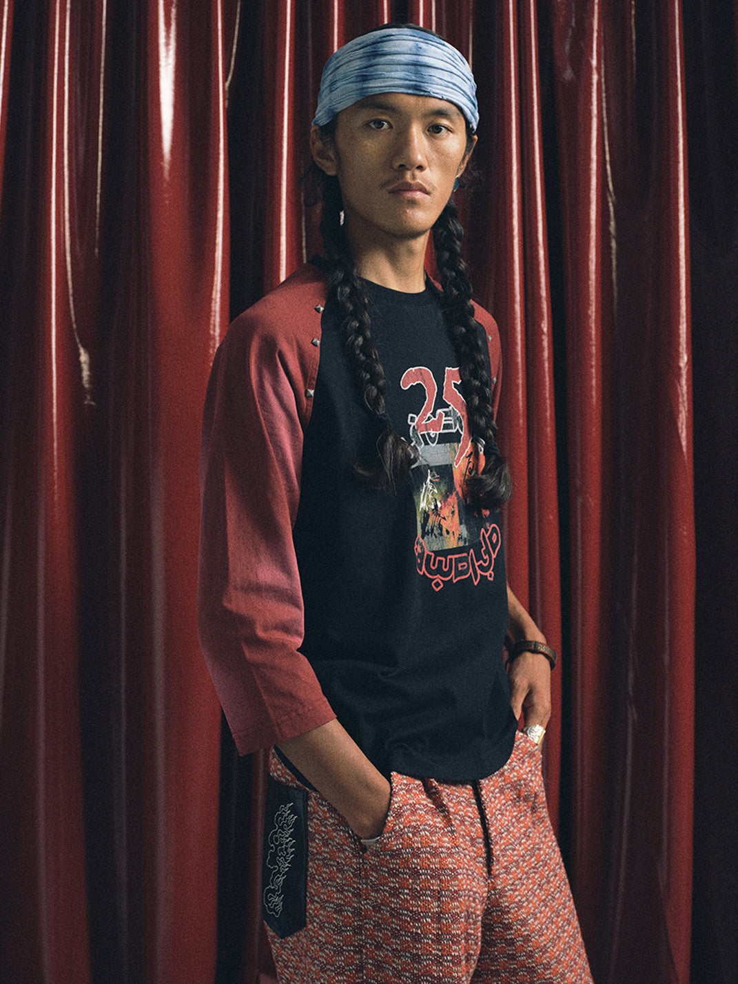 TREclub | Color-Blocked Graphic Print 3/4 Sleeve - PSYLOS 1, TREclub | Color-Blocked Graphic Print 3/4 Sleeve, Men's Wear, TREclub, PSYLOS 1