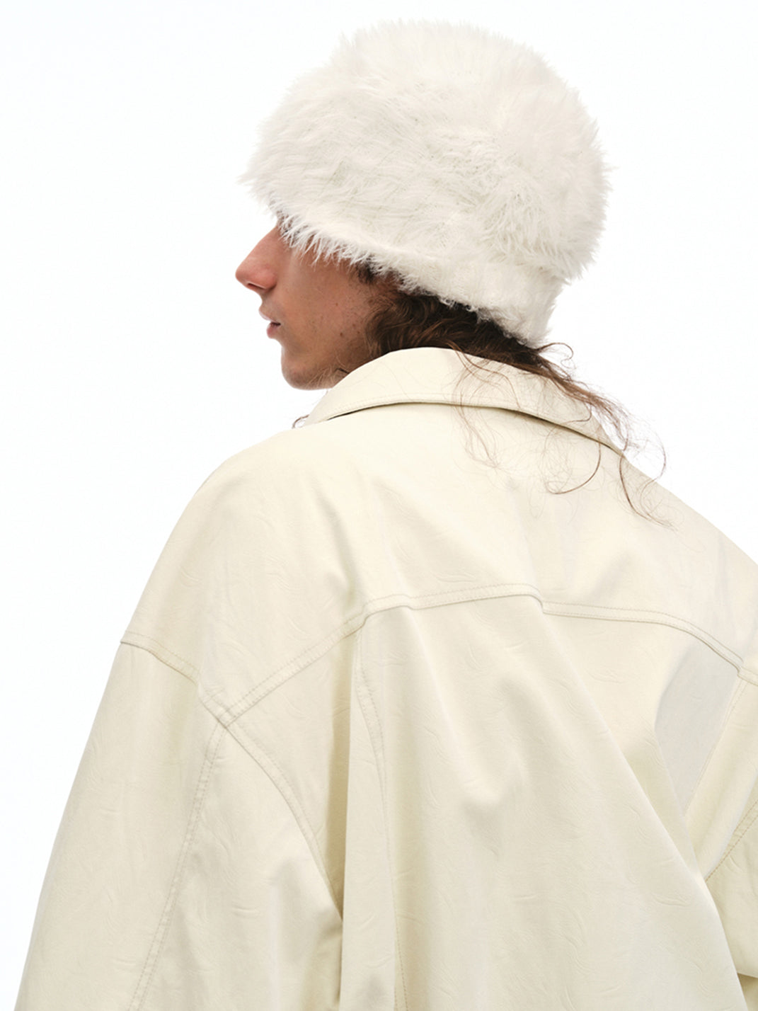 NUTEMPEROR | Furry Knit Beanie Hat-White - PSYLOS 1, NUTEMPEROR | Furry Knit Beanie Hat-White, Hat, NUTEMPEROR•JAPAN, PSYLOS 1