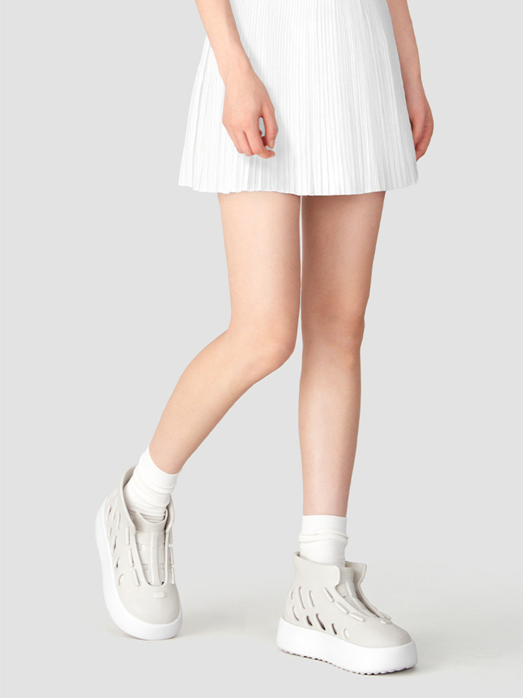 BEYS | High-Top Chunky Sole Capsule-Inspired Clog Boots for Summer-Beige - PSYLOS 1, BEYS | High-Top Chunky Sole Capsule-Inspired Clog Boots for Summer-Beige, Sandals, BEYS, PSYLOS 1