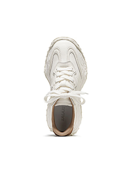 SALAXI | "Cloud Walker" Retro Chunky Sneaker-White - PSYLOS 1, SALAXI | "Cloud Walker" Retro Chunky Sneaker-White, Casual Sneakers, SALAXI, PSYLOS 1