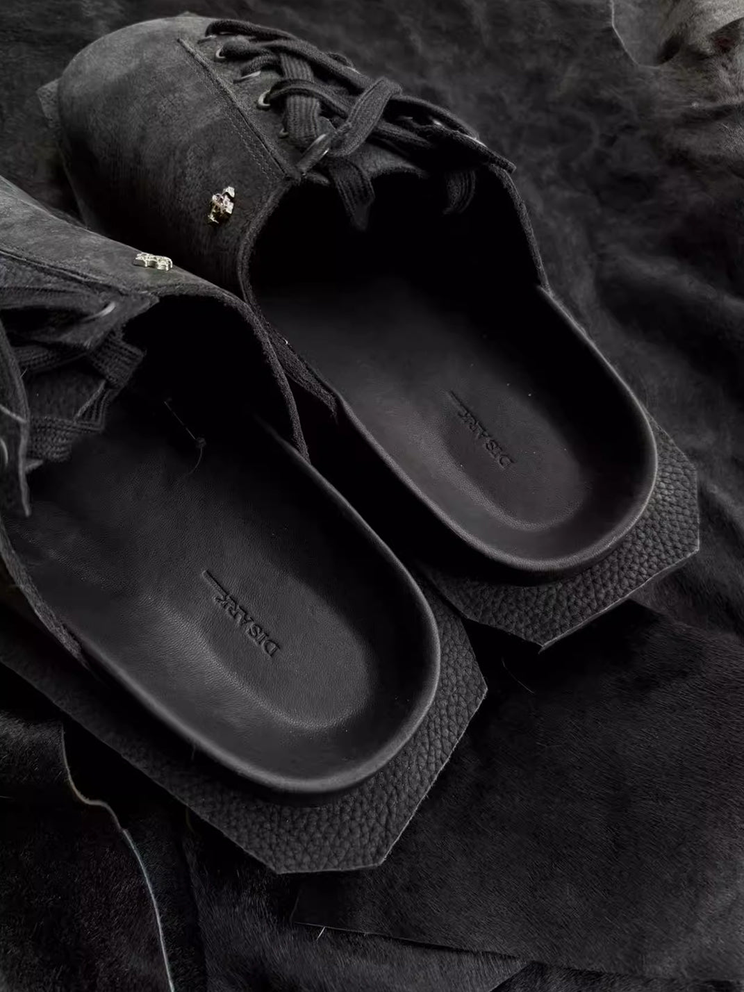 Disark│Distressed Leather Coffin Sole Birkenstock-Style Sandals - PSYLOS 1, Disark│Distressed Leather Coffin Sole Birkenstock-Style Sandals, Sandals, Disark, PSYLOS 1