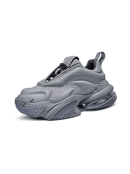 SALAXI | ”Vortex Propel“ Embossed Logo Chunky Sneaker-Gray - PSYLOS 1, SALAXI | ”Vortex Propel“ Embossed Logo Chunky Sneaker-Gray, Chunky Sneakers, SALAXI, PSYLOS 1