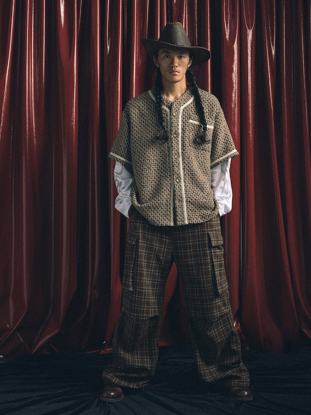 TREclub | Wool Twill Weave Mock Two Piece Long Sleeve - PSYLOS 1, TREclub | Wool Twill Weave Mock Two Piece Long Sleeve, Men's Wear, TREclub, PSYLOS 1