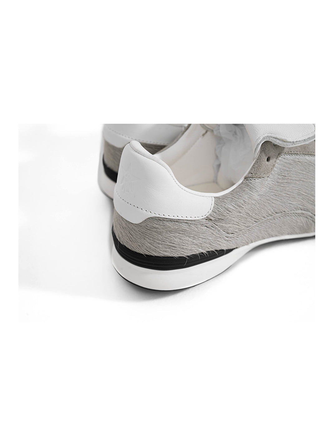 Fourth3ex | Grey Fur-Lined Platform Sneakers - PSYLOS 1, Fourth3ex | Grey Fur-Lined Platform Sneakers, Retro Trainers, Fourth3ex, PSYLOS 1