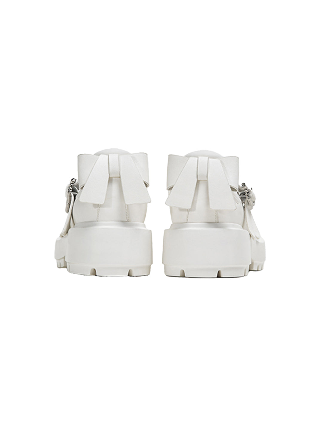 FYSPR丨Platform Mary Jane Shoes with Bow-White - PSYLOS 1, FYSPR丨Platform Mary Jane Shoes with Bow-White, Mary Jane shoes, FYSPR, PSYLOS 1