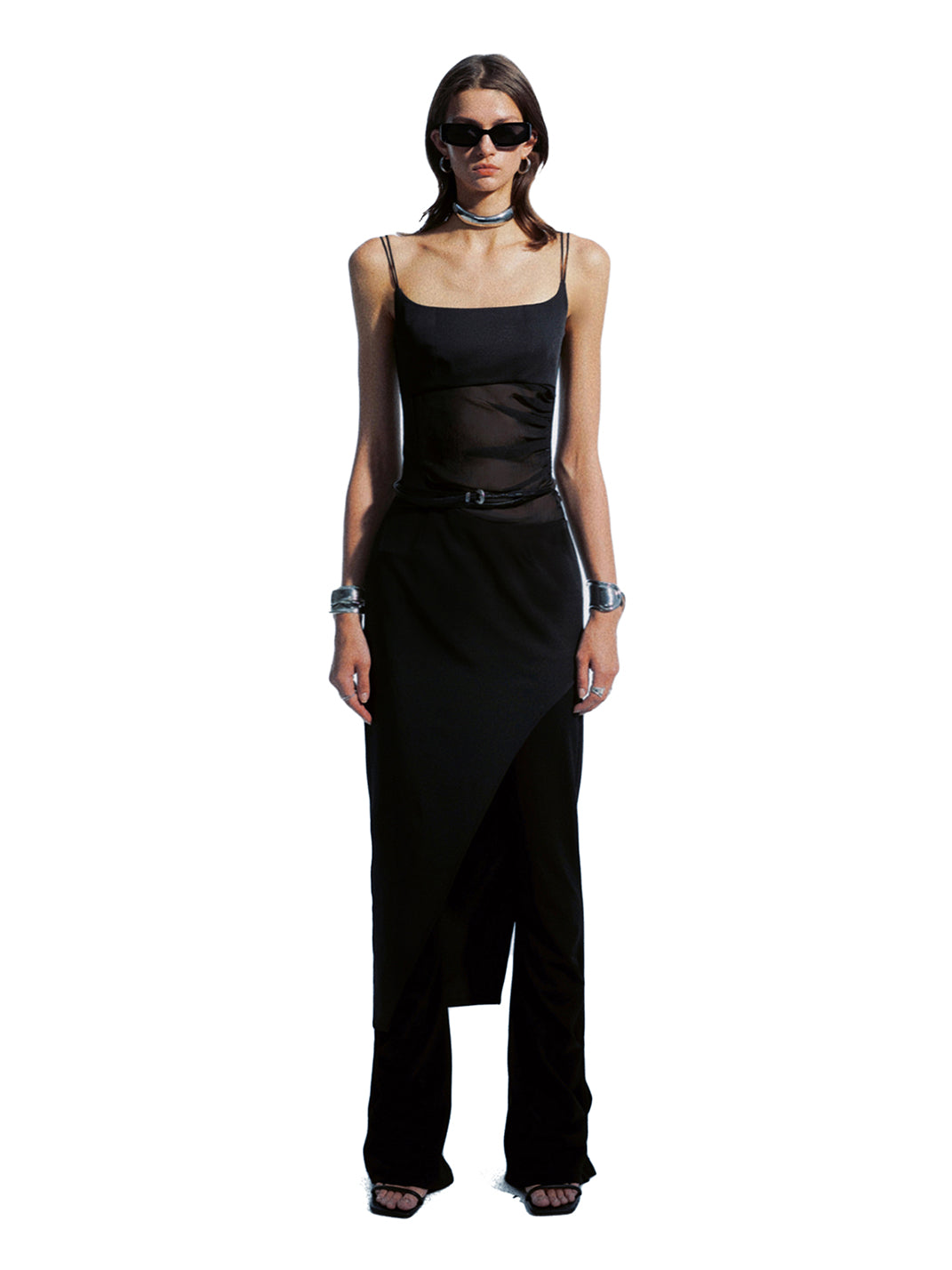 COMMONCE.NET | "Oblique Silhouette No. 2" Asymmetrical Dress - PSYLOS 1, COMMONCE.NET | "Oblique Silhouette No. 2" Asymmetrical Dress, Women's Wear, COMMONCE.NET•JAPAN, PSYLOS 1