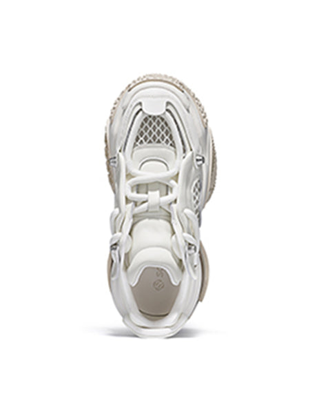 SALAXI | ”Vortex Propel“ Mesh Chunky Sneaker-White - PSYLOS 1, SALAXI | ”Vortex Propel“ Mesh Chunky Sneaker-White, Chunky Sneakers, SALAXI, PSYLOS 1