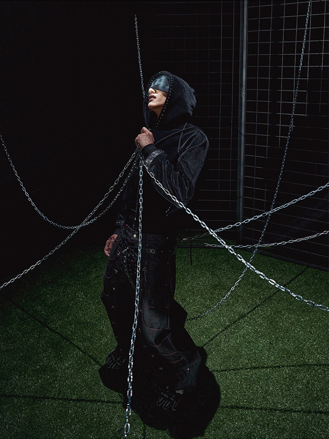 Fourth3ex | Studded Corduroy Hoodie Jacket - PSYLOS 1, Fourth3ex | Studded Corduroy Hoodie Jacket, Hoodie, Fourth3ex, PSYLOS 1