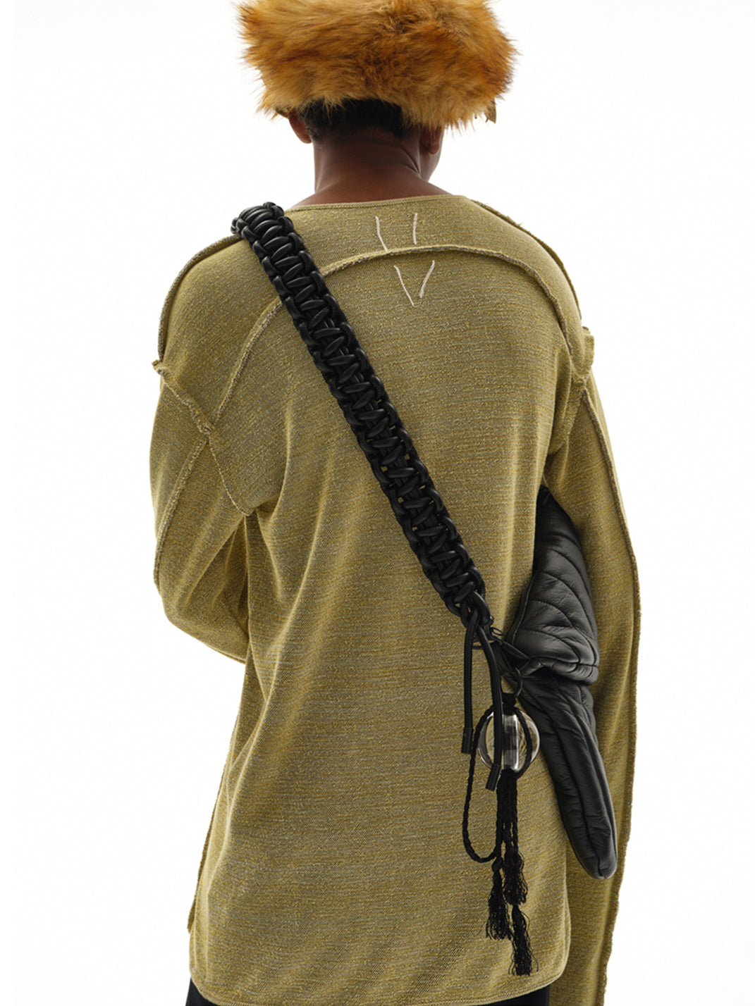 NUTEMPEROR | Handwoven Faux Leather Laptop Crossbody Bag - PSYLOS 1, NUTEMPEROR | Handwoven Faux Leather Laptop Crossbody Bag, Bag, NUTEMPEROR•JAPAN, PSYLOS 1