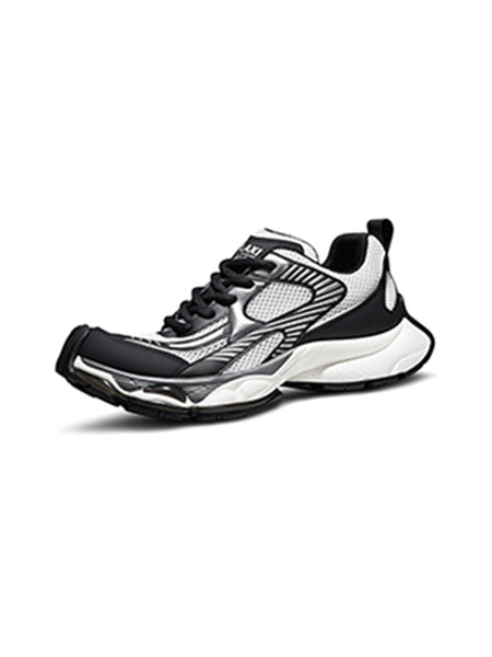 SALAXI | "Hyperstep" Lightweight Dad Sneaker-Black & White - PSYLOS 1, SALAXI | "Hyperstep" Lightweight Dad Sneaker-Black & White, Chunky Sneakers, SALAXI, PSYLOS 1