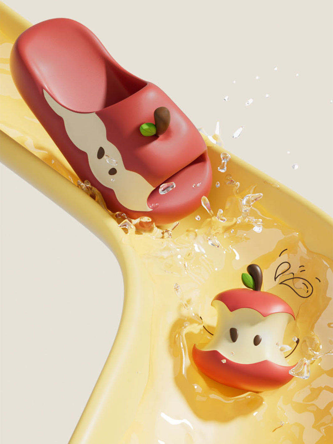 Chedoir | Cute EVA Apple Anti-Slip Slide Slippers - PSYLOS 1, Chedoir | Cute EVA Apple Anti-Slip Slide Slippers, Slippers, Chedoir, PSYLOS 1