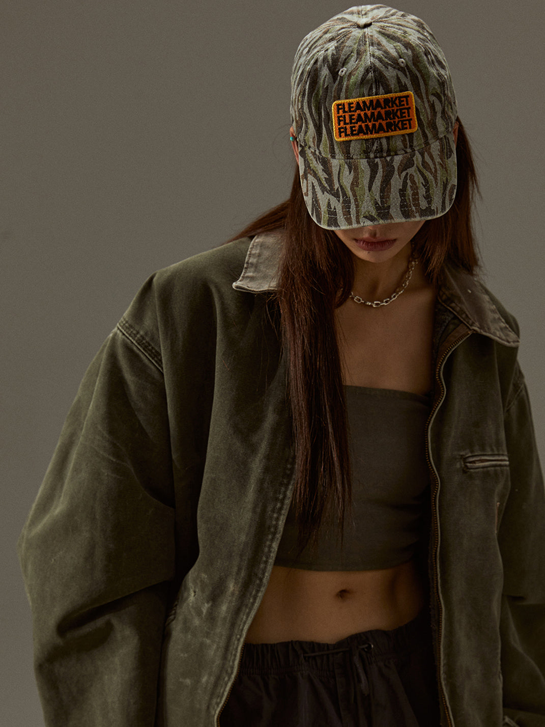 FLEAMARKET | Flame Camo Curve Brim Cap - PSYLOS 1, FLEAMARKET | Flame Camo Curve Brim Cap, Hats, FLEAMARKET, PSYLOS 1