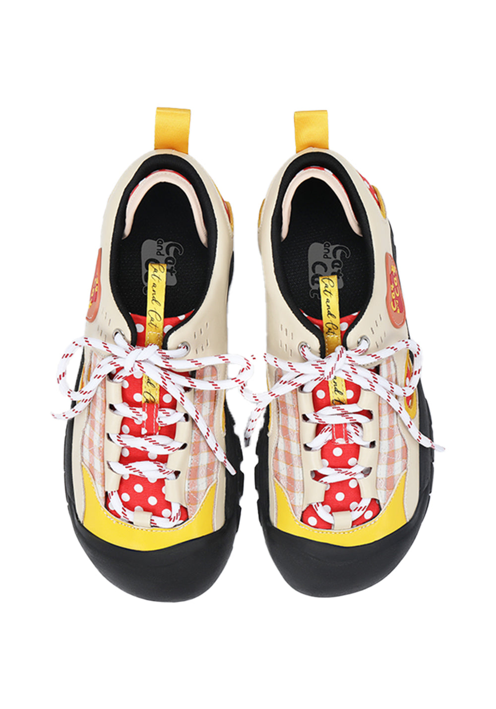 Cat and cat | Chunky Round Toe Lace-Up Sneakers - PSYLOS 1, Cat and cat | Chunky Round Toe Lace-Up Sneakers, Athleisure shoes, Cat and cat, PSYLOS 1