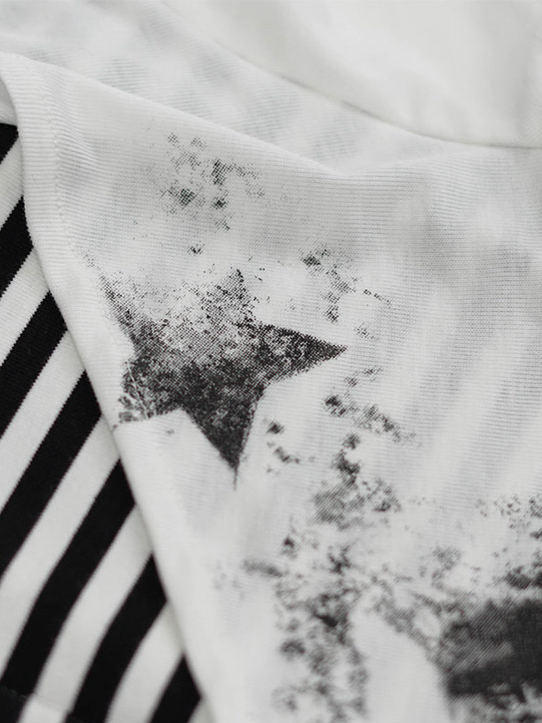 CestNous｜Women's Cat Ear Striped Layered T-Shirt - PSYLOS 1, CestNous｜Women's Cat Ear Striped Layered T-Shirt, T-Shirt, CestNous, PSYLOS 1