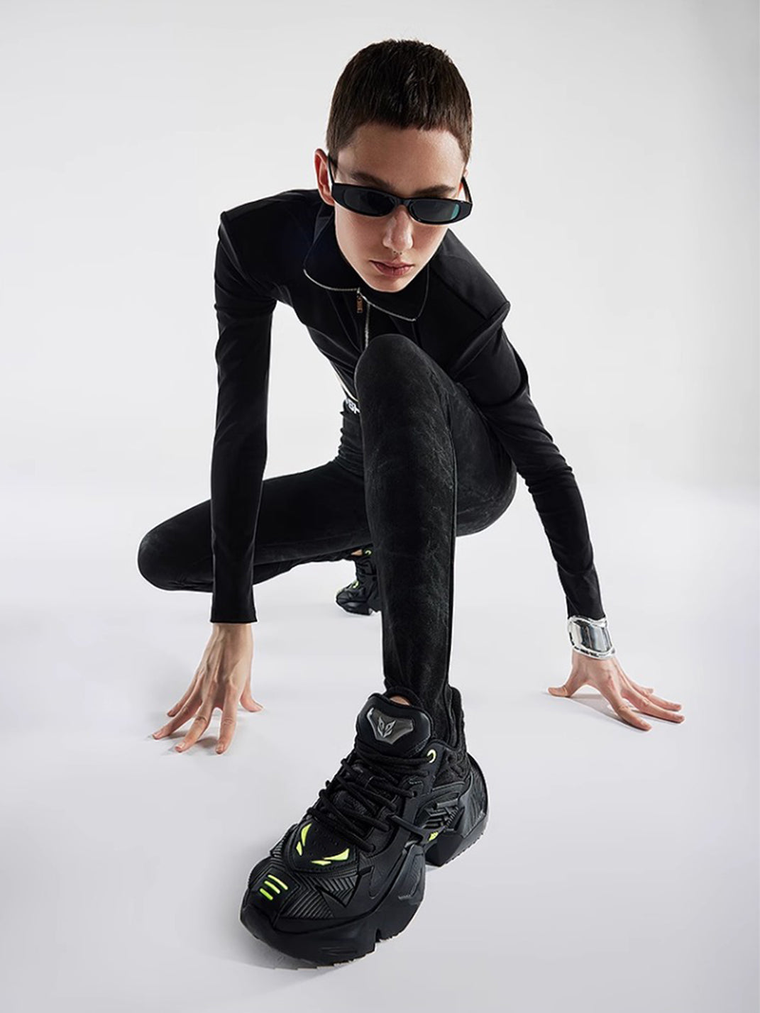 OGR | “Space Mecha 2.0” Chunky Sneaker-Black - PSYLOS 1, OGR | “Space Mecha 2.0” Chunky Sneaker-Black, Chunky Sneakers, OGR, PSYLOS 1