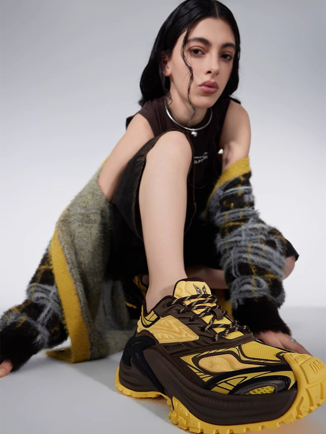 OGR | “Rattlesnake EX” Chunky Sneaker-Yellow - PSYLOS 1, OGR | “Rattlesnake EX” Chunky Sneaker-Yellow, Chunky Sneakers, OGR, PSYLOS 1