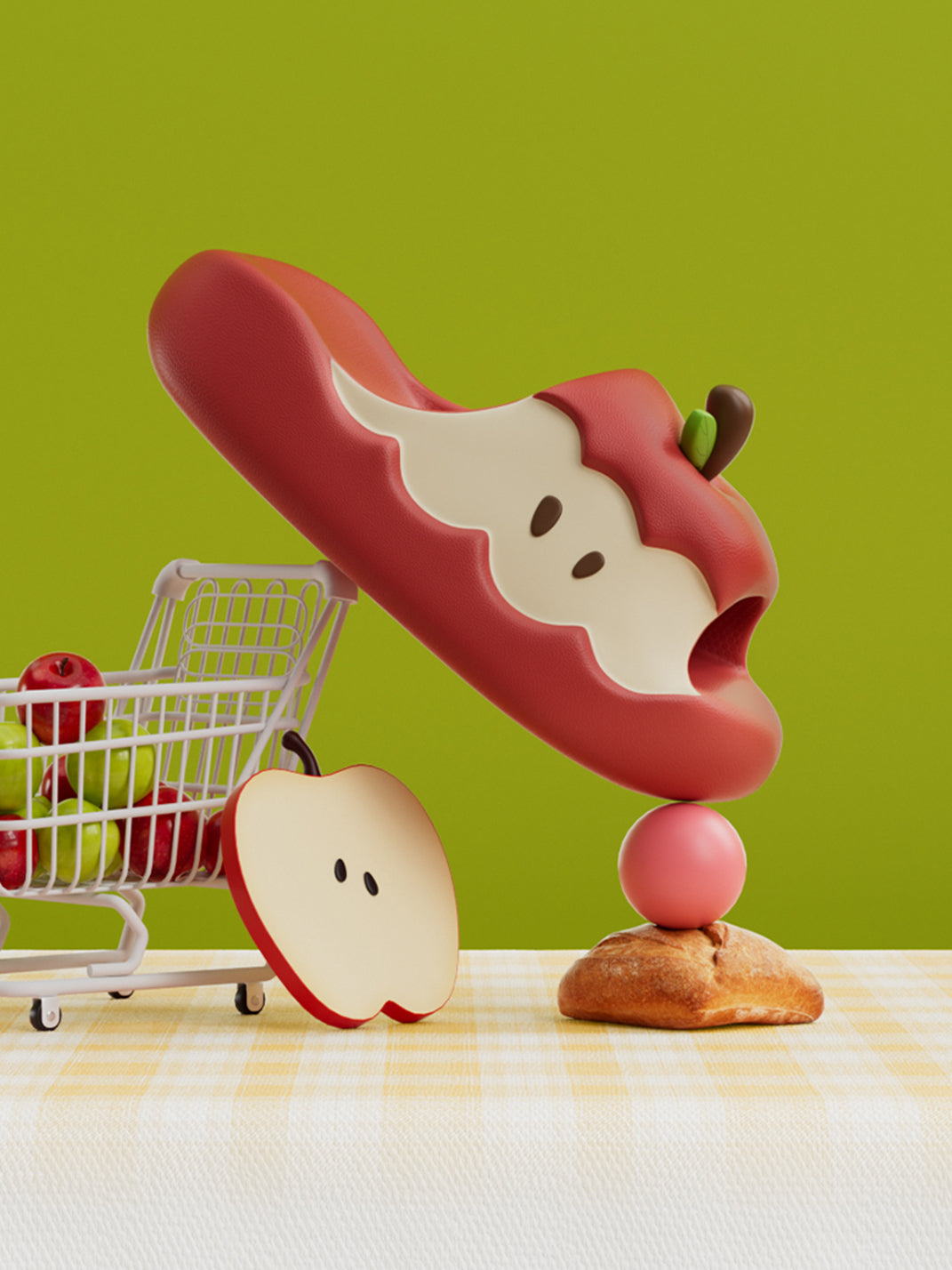 Chedoir | Cute EVA Apple Anti-Slip Slide Slippers - PSYLOS 1, Chedoir | Cute EVA Apple Anti-Slip Slide Slippers, Slippers, Chedoir, PSYLOS 1