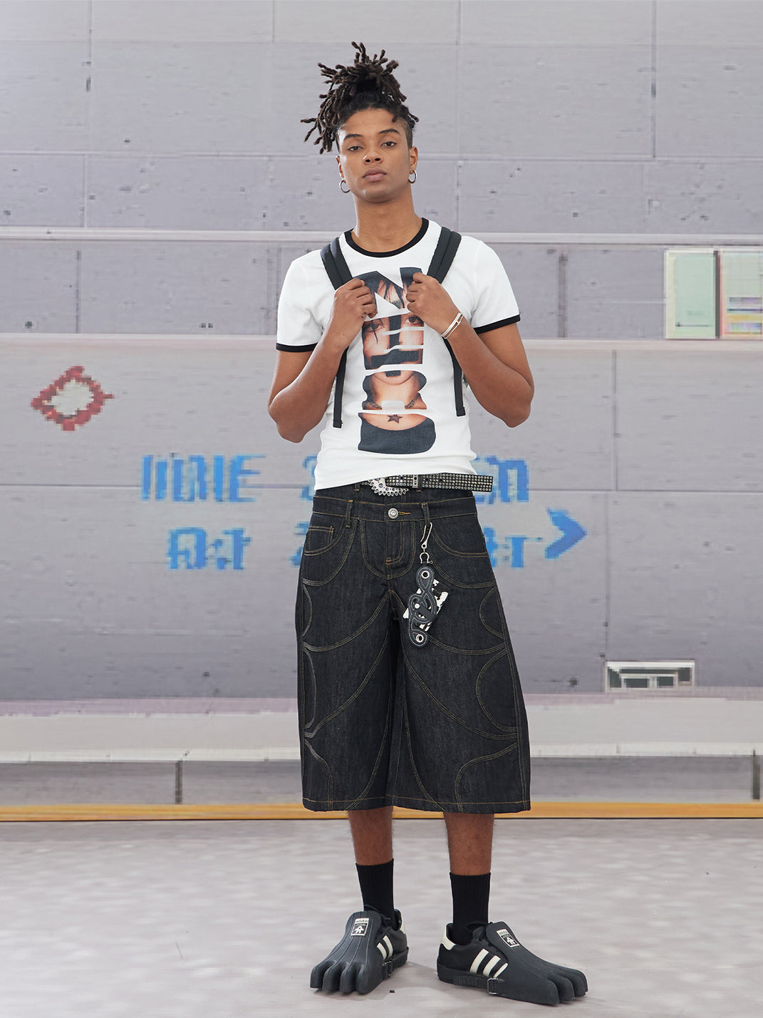 DND4DES | Nerd Punk Graphic Stretch T-Shirt - PSYLOS 1, DND4DES | Nerd Punk Graphic Stretch T-Shirt, T-Shirt, DND4DES•JAPAN, PSYLOS 1