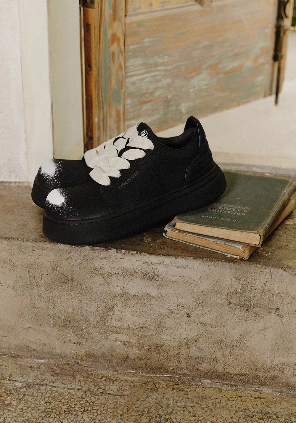 LeStream | Spray-Painted Chunky Derby Shoes  - PSYLOS 1, LeStream | Spray-Painted Chunky Derby Shoes , Chunky Sneakers, LeStream, PSYLOS 1