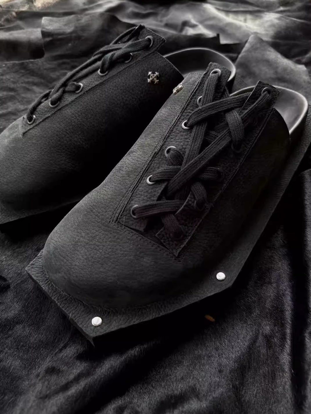 Disark│Distressed Leather Coffin Sole Birkenstock-Style Sandals - PSYLOS 1, Disark│Distressed Leather Coffin Sole Birkenstock-Style Sandals, Sandals, Disark, PSYLOS 1