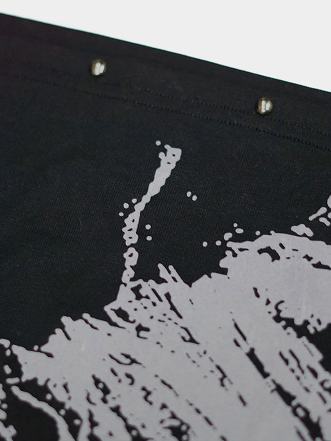 CestNous｜Off Shoulder Drawstring Oversize Print Tee-Black - PSYLOS 1, CestNous｜Off Shoulder Drawstring Oversize Print Tee-Black, T-Shirt, CestNous, PSYLOS 1