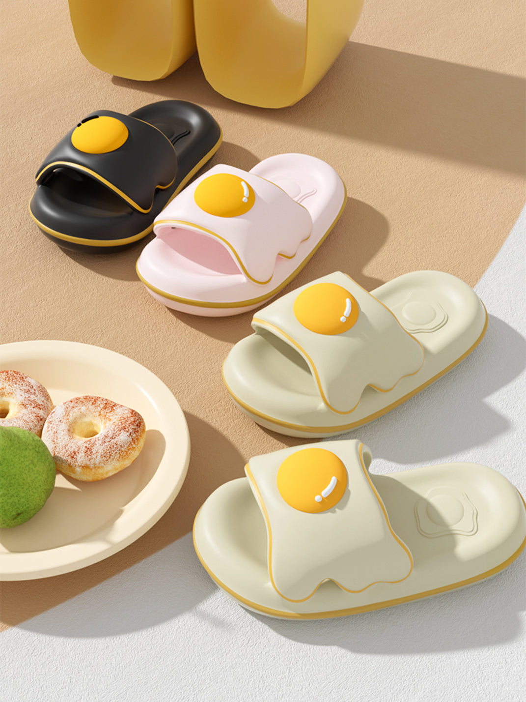 Chedoir | Thick Sole Egg Yolk Casual Slide Slippers - PSYLOS 1, Chedoir | Thick Sole Egg Yolk Casual Slide Slippers, Slippers, Chedoir, PSYLOS 1