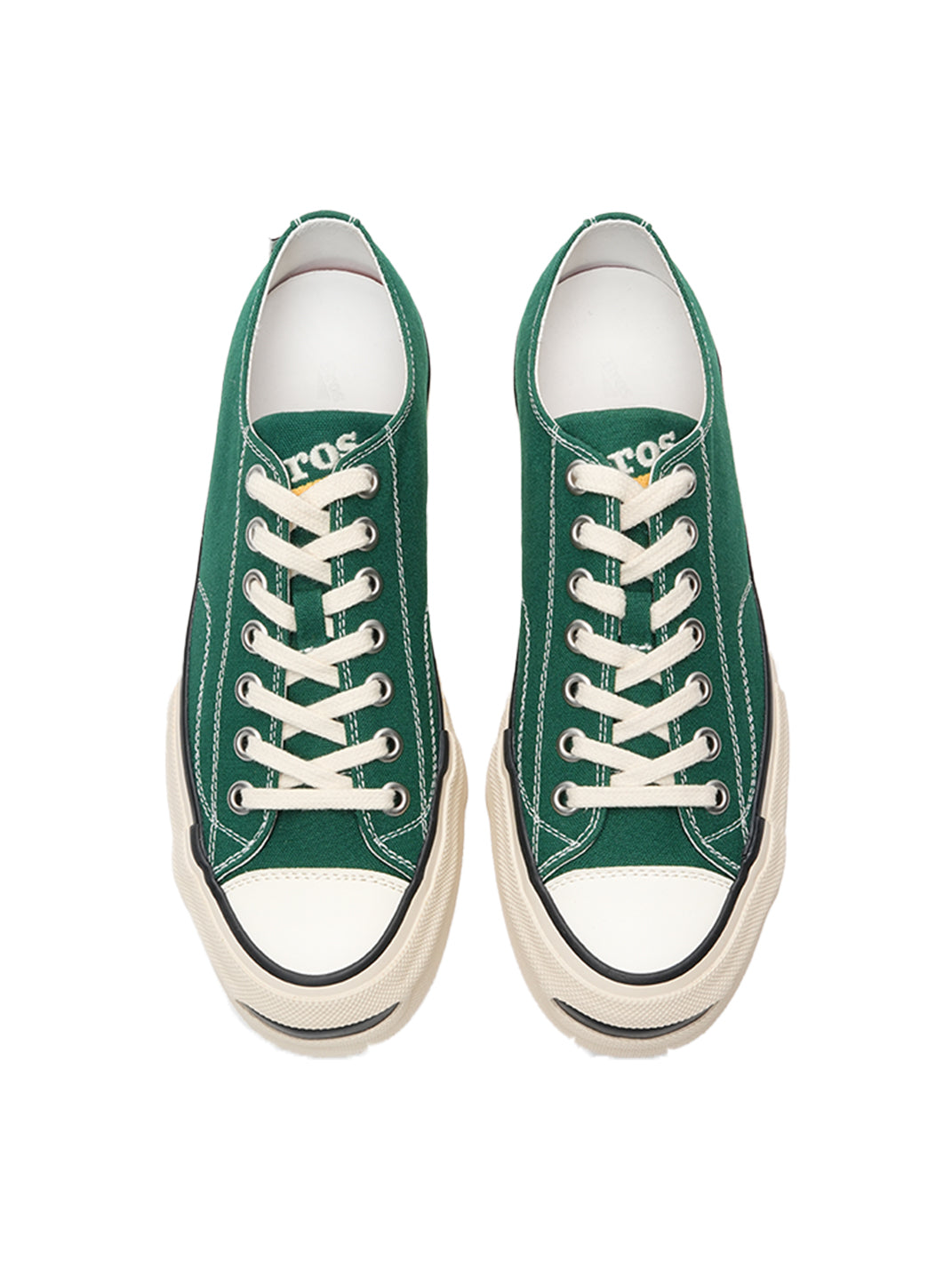 T/C Made x Broshood Co-Branded Smiling Toe Vulcanized Canvas Shoes-Green - PSYLOS 1, T/C Made x Broshood Co-Branded Smiling Toe Vulcanized Canvas Shoes-Green, Canvas Sneakers, T/C MADE, PSYLOS 1