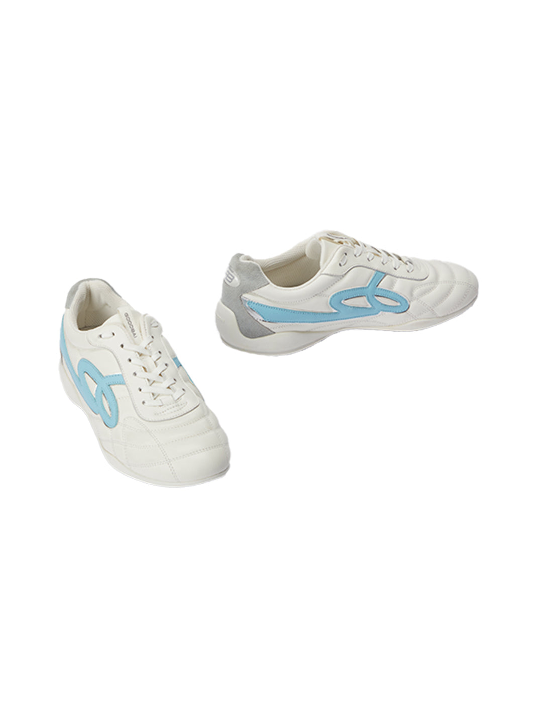 GOODBAI | Retro Velvet Soccer Football Flat Trainer-White - PSYLOS 1, GOODBAI | Retro Velvet Soccer Football Flat Trainer-White, Retro Trainers, GOODBAI, PSYLOS 1