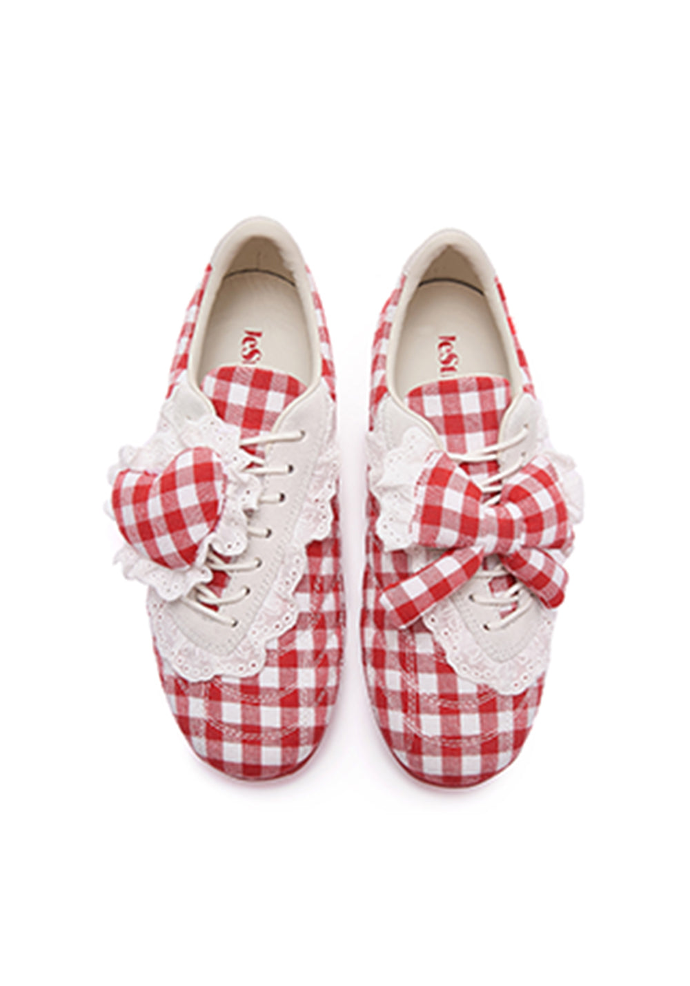 LeStream | Lucky Red Lace-Up Ballet Flats  - PSYLOS 1, LeStream | Lucky Red Lace-Up Ballet Flats , Retro Trainers, LeStream, PSYLOS 1