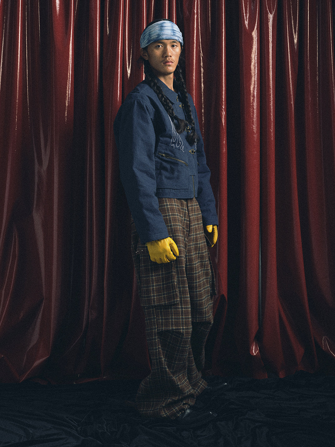 TREclub | Earth Tone Plaid Straight Leg Cargo Pants - PSYLOS 1, TREclub | Earth Tone Plaid Straight Leg Cargo Pants, Men's Wear, TREclub, PSYLOS 1