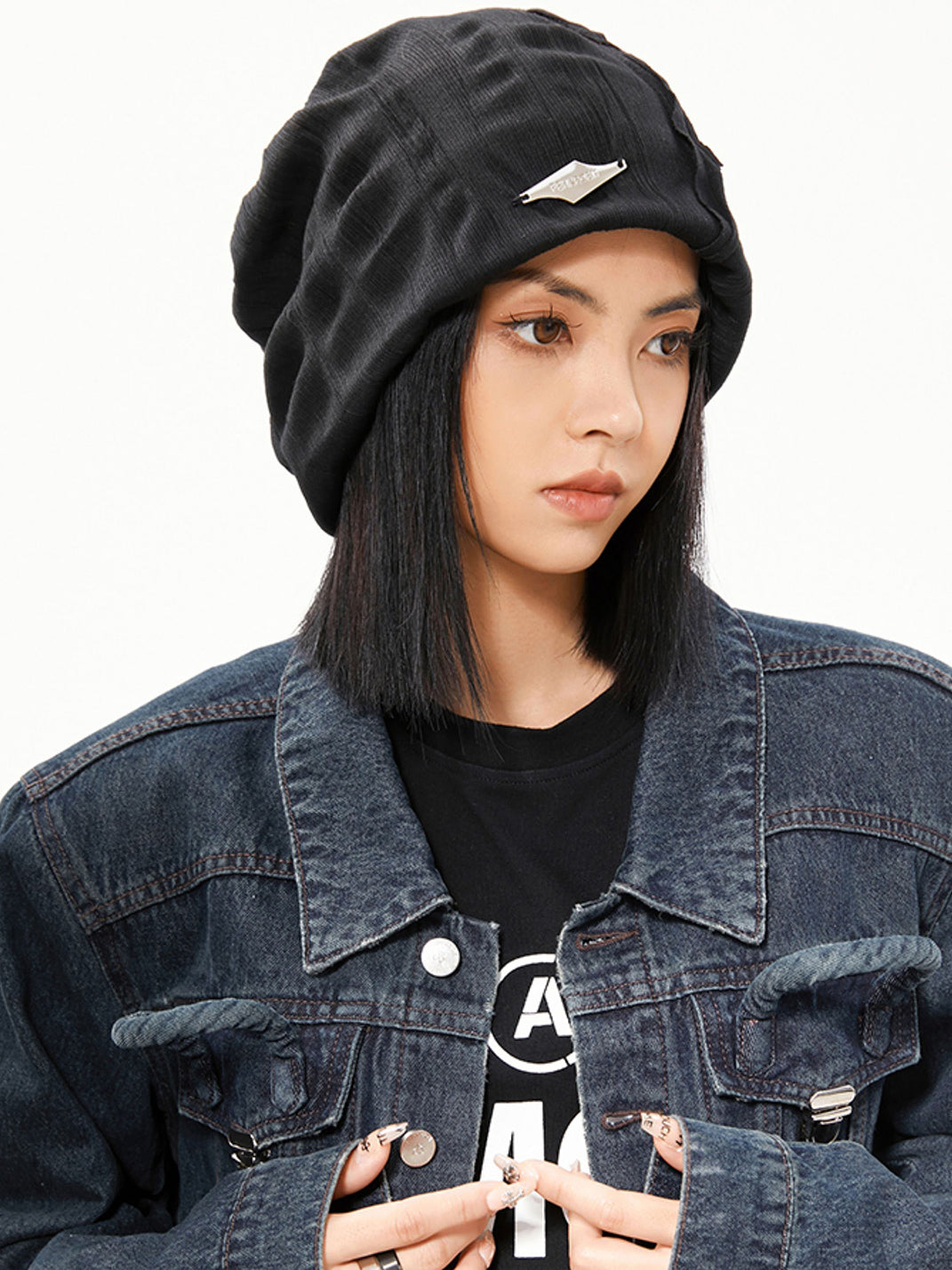 IIING | Cloudgrain Drift Knit Loose-Fit Beanie - PSYLOS 1, IIING | Cloudgrain Drift Knit Loose-Fit Beanie, Accessories, IIING, PSYLOS 1