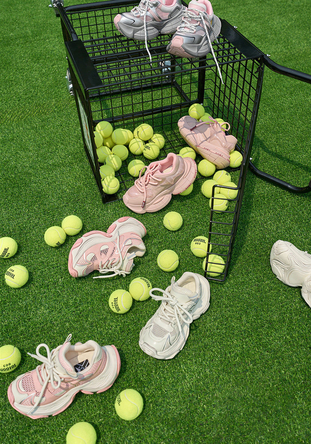 XMZY | Brocade Platform Sneakers-White - PSYLOS 1, XMZY | Brocade Platform Sneakers-White, Chunky Sneakers, XMZY•JAPAN, PSYLOS 1