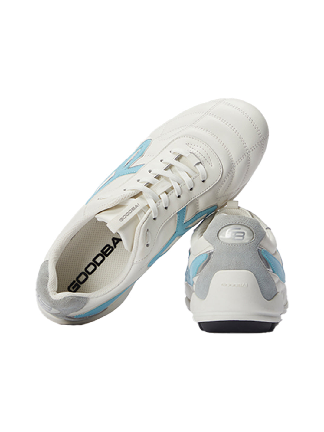 GOODBAI | Retro Velvet Soccer Football Flat Trainer-White - PSYLOS 1, GOODBAI | Retro Velvet Soccer Football Flat Trainer-White, Retro Trainers, GOODBAI, PSYLOS 1