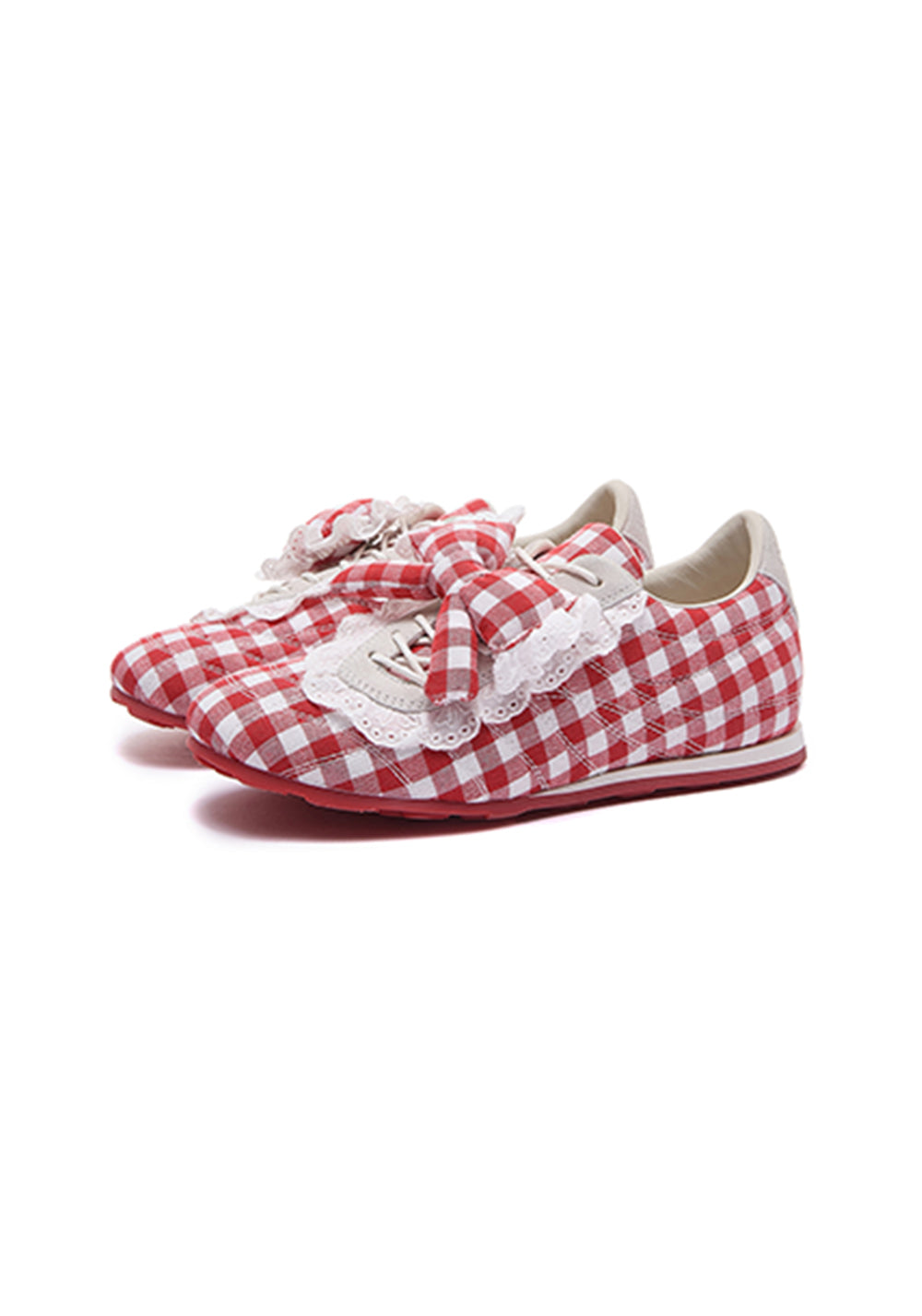 LeStream | Lucky Red Lace-Up Ballet Flats  - PSYLOS 1, LeStream | Lucky Red Lace-Up Ballet Flats , Retro Trainers, LeStream, PSYLOS 1