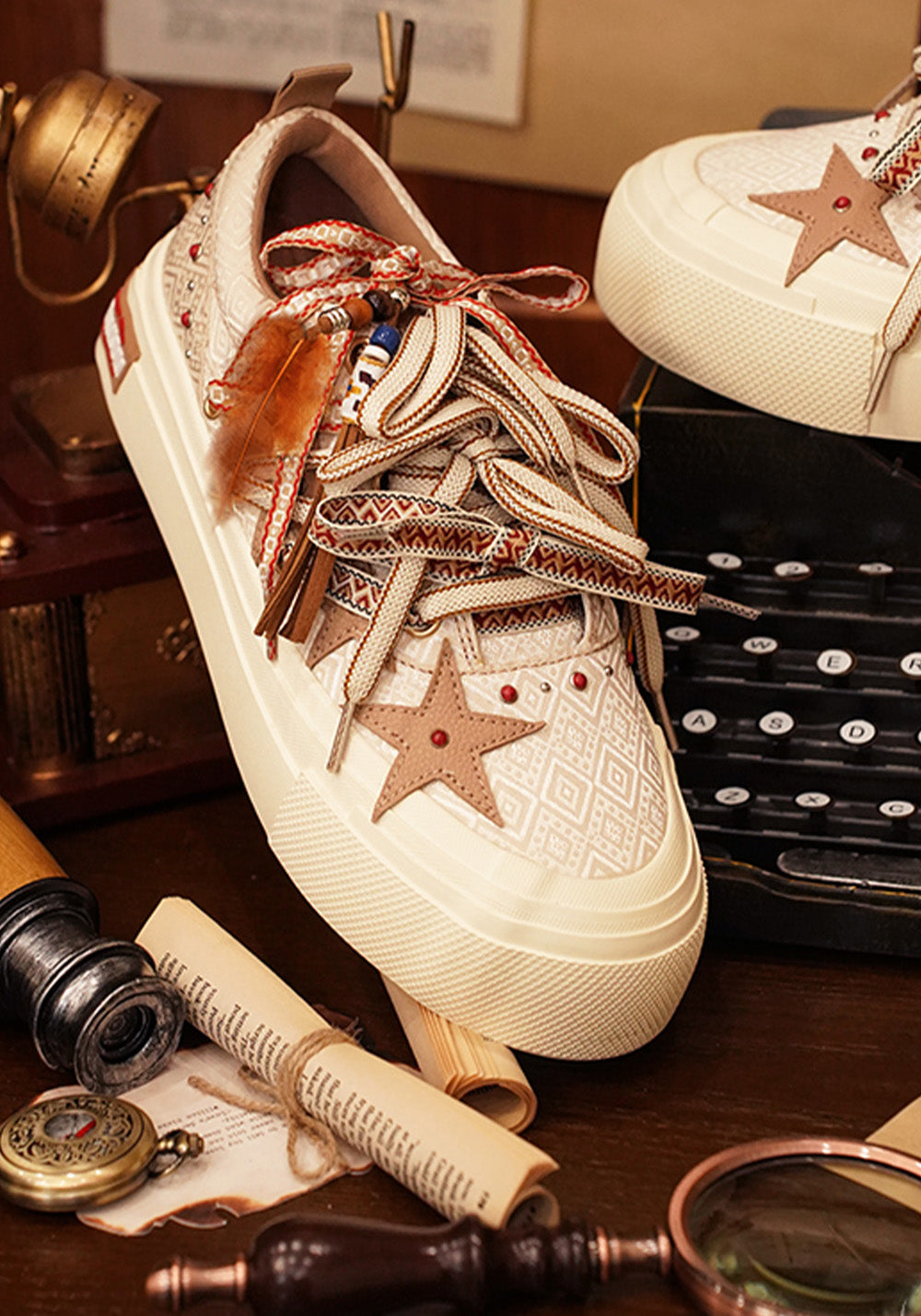 KAALIXTO丨Star Canvas Shoes-DETECTIVE CHINATOWN 1900 collaboration edition - PSYLOS 1, KAALIXTO丨Star Canvas Shoes-DETECTIVE CHINATOWN 1900 collaboration edition, Skate Shoes, KAALIXTO•JAPAN, PSYLOS 1