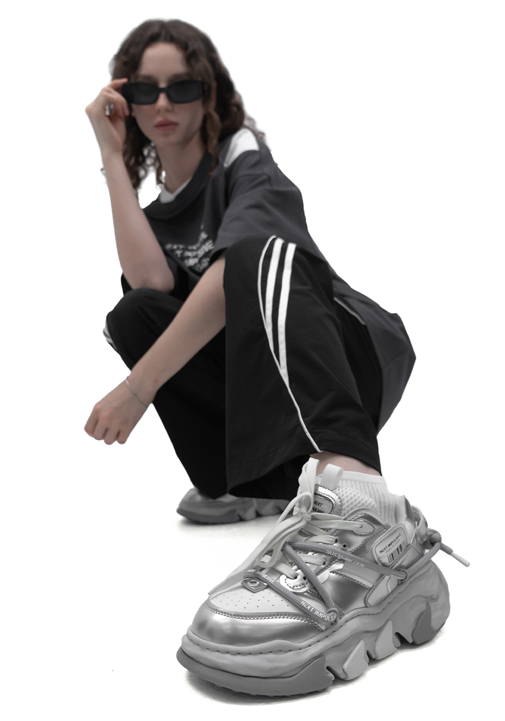 NEXT IMPULSIVE丨Next Dissolve Series-Black - PSYLOS 1, NEXT IMPULSIVE丨Next Dissolve Series-Black, Chunky Sneakers, NEXT IMPULSIVE•JAPAN, PSYLOS 1