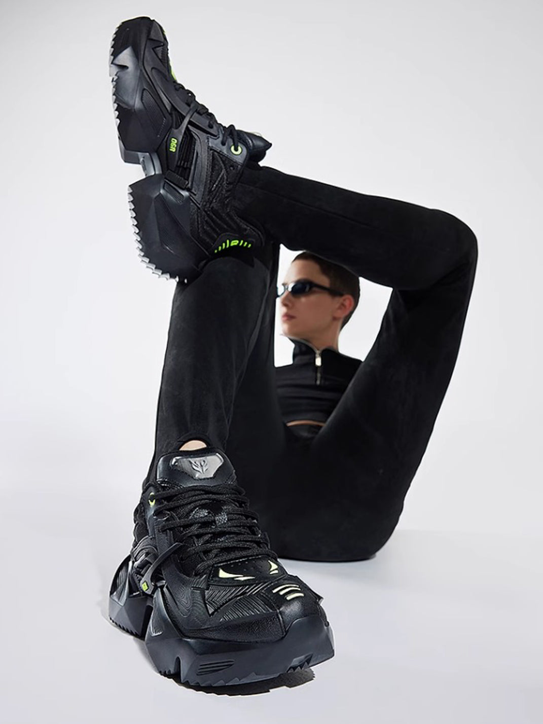 OGR | “Space Mecha 2.0” Chunky Sneaker-Black - PSYLOS 1, OGR | “Space Mecha 2.0” Chunky Sneaker-Black, Chunky Sneakers, OGR, PSYLOS 1