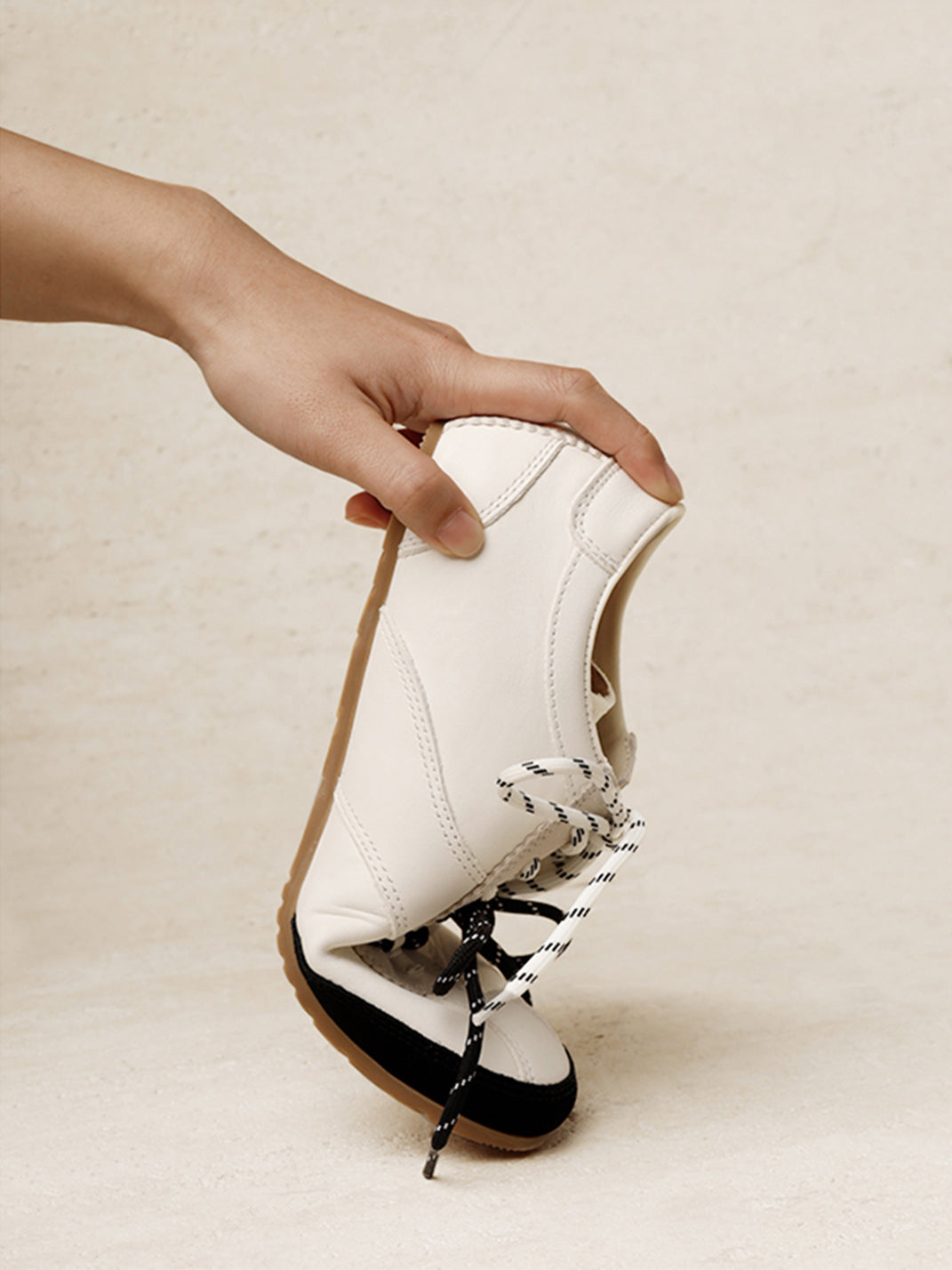 FAN ROMANCE│Ballet Style Retro Leather White Sneakers - PSYLOS 1, FAN ROMANCE│Ballet Style Retro Leather White Sneakers, Retro Trainers, FAN ROMANCE, PSYLOS 1